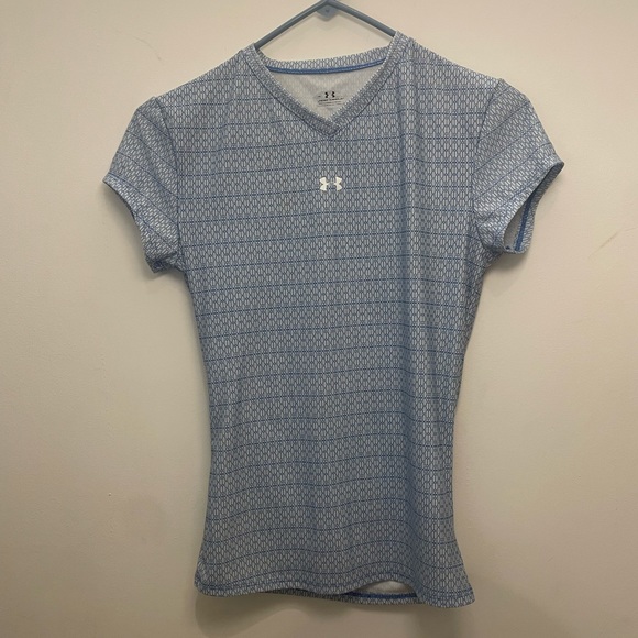 Sweat Wick Running Shirt w Geometric Print
Under Armour
Tag is still visible - Picture 1 of 3